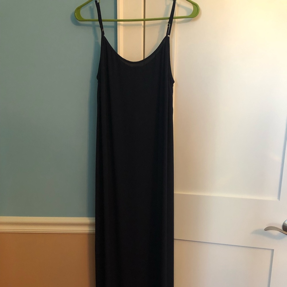 Navy JCrew maxi dress